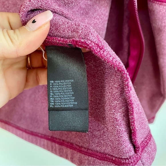 The North Face Pink Thermal Longsleeve Mock Neck Pockets - Picture 8 of 8